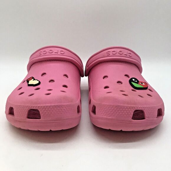 Crocs Classic Pink Clog Men's 6 - Women's 8  Comfort Shoe Slip On Water Sandal - Picture 4 of 11
